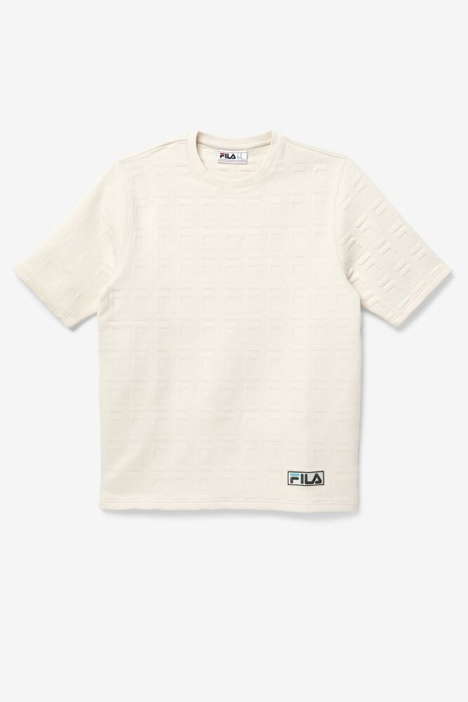 Fila T-Shirt Herre Beige Boldface RIO-058642